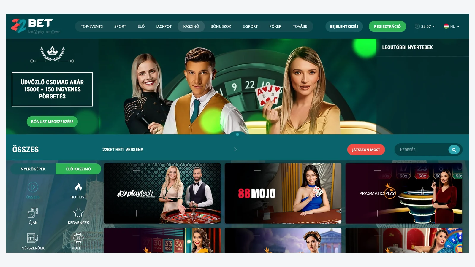 22Bet — Beste Casinos ohne deutsche Lizenz – Top Anbieter 2026 im Vergleich